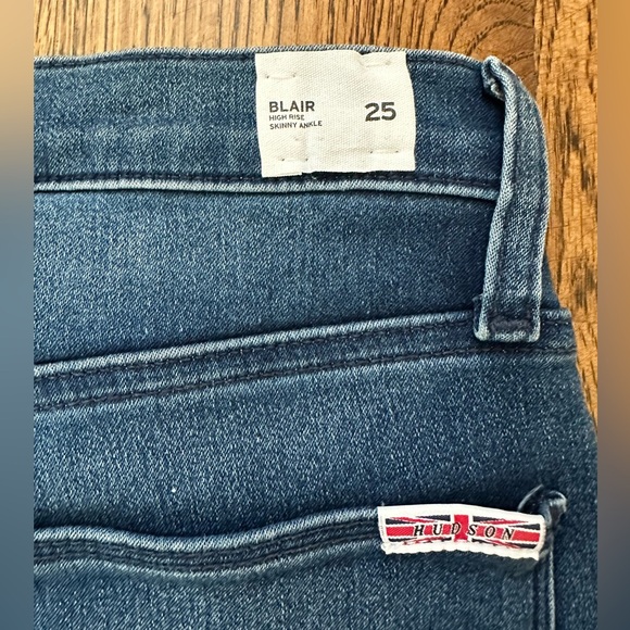 NWT Hudson Blair High Rise Skinny Ankle Jeans size 25 - Picture 3 of 7